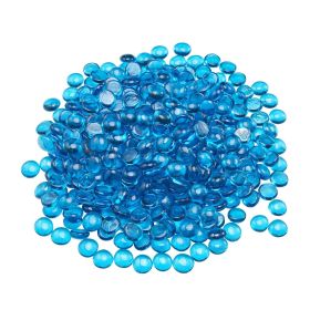 Fire Glass, 10 lbs / 4.5 kg High-Temperature Resistant Fireplace Rocks, 3/4-Inch / 19.05 mm Reflective Firepit Glass Beads