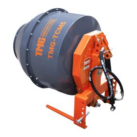 5 Cu-Ft 3-Point Hitch Cement Mixer, PTO Shaft Included, Category 1 & 2 Hookup TMG-TCM5
