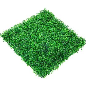 12PCS 10x10 inch Artificial Boxwood Panels, Boxwood Hedge Wall Mat,Artificial Grass Backdrop Wall