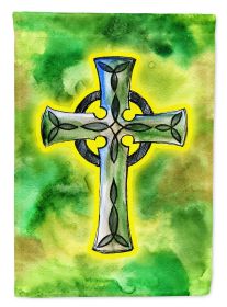 Irish Celtic Cross Garden Flag Mailbox Flag Decorative Yard Flag Banner Outside Patio Artwork Yard Flower Beds, Garden Size, Multicolor