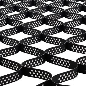 Gravel Grid, 2 Inch Depth, 32.81 x 9.84 FT / 10000 x 3000 mm, 1880 LBS Per Sq ft Grass Ground Retainer, Permeable Geo Grids Driveway Stabilizatio