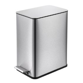 SSTC101-10L-S, Stainless Steel Kitchen Trash Can, 10L