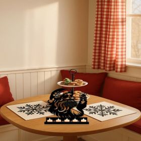 CIFbuy Vintage Snowman Elk Iron Wall Art Farmhouse Christmas Living Room Bedroom Entryway Decor(TikTok, Temu Pick-up Service) (Option: Defaulttitle)