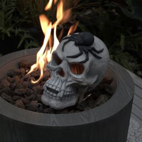 Demon Skull Halloween Decoration For Outdoor Fireplace And Fire Pit (Option: Decorative Accent)