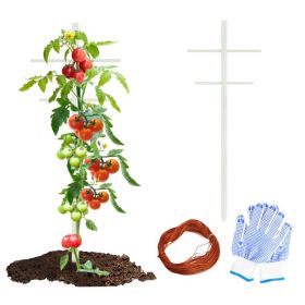 2PC 7FT Hollow T-profile Climbing Trellis, Stable And Durable, Perfect For Climbing Plants, A Modern Garden Decoration. (Option: 7FT1inch)